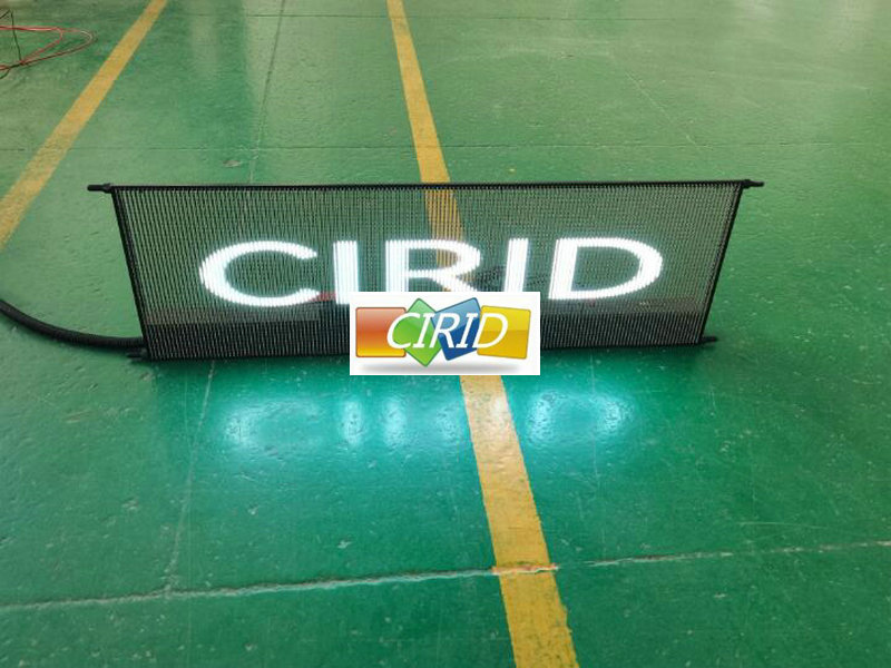 Transparent car back window led display(图2)