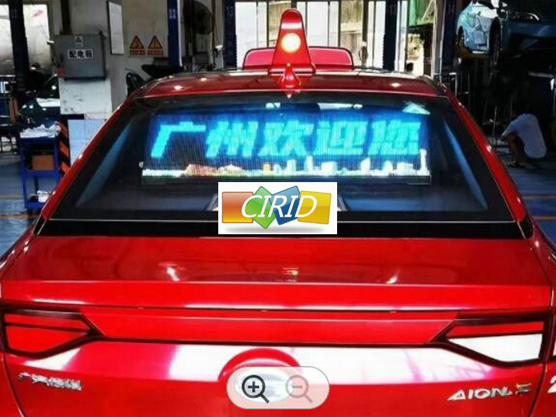Transparent car back window led display(图7)